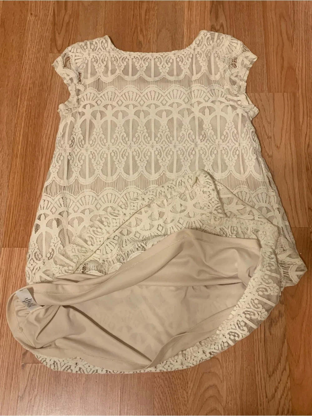 Maurices Light Aqua Ribbon Detail Top - Picture 3 of 6